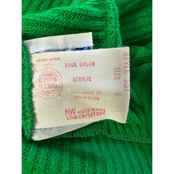 Vtg 60s 70s Loungewear Maxi Sweater Dress 5 - Picture 9 of 9